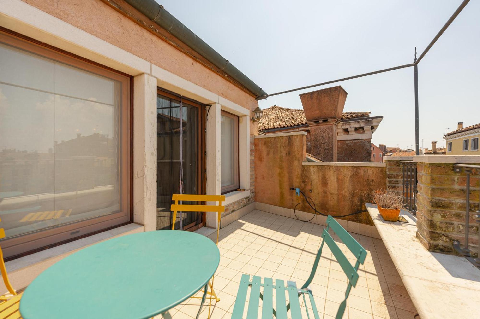 Luxury Penthouse With Terrace Veneza Exterior foto